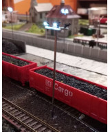 Lampa uliczna,latarnia LED 4x, 3v+rezystory, typ 2