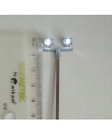 Lampa uliczna,latarnia LED 2x, 3v,rezystory GRATIS