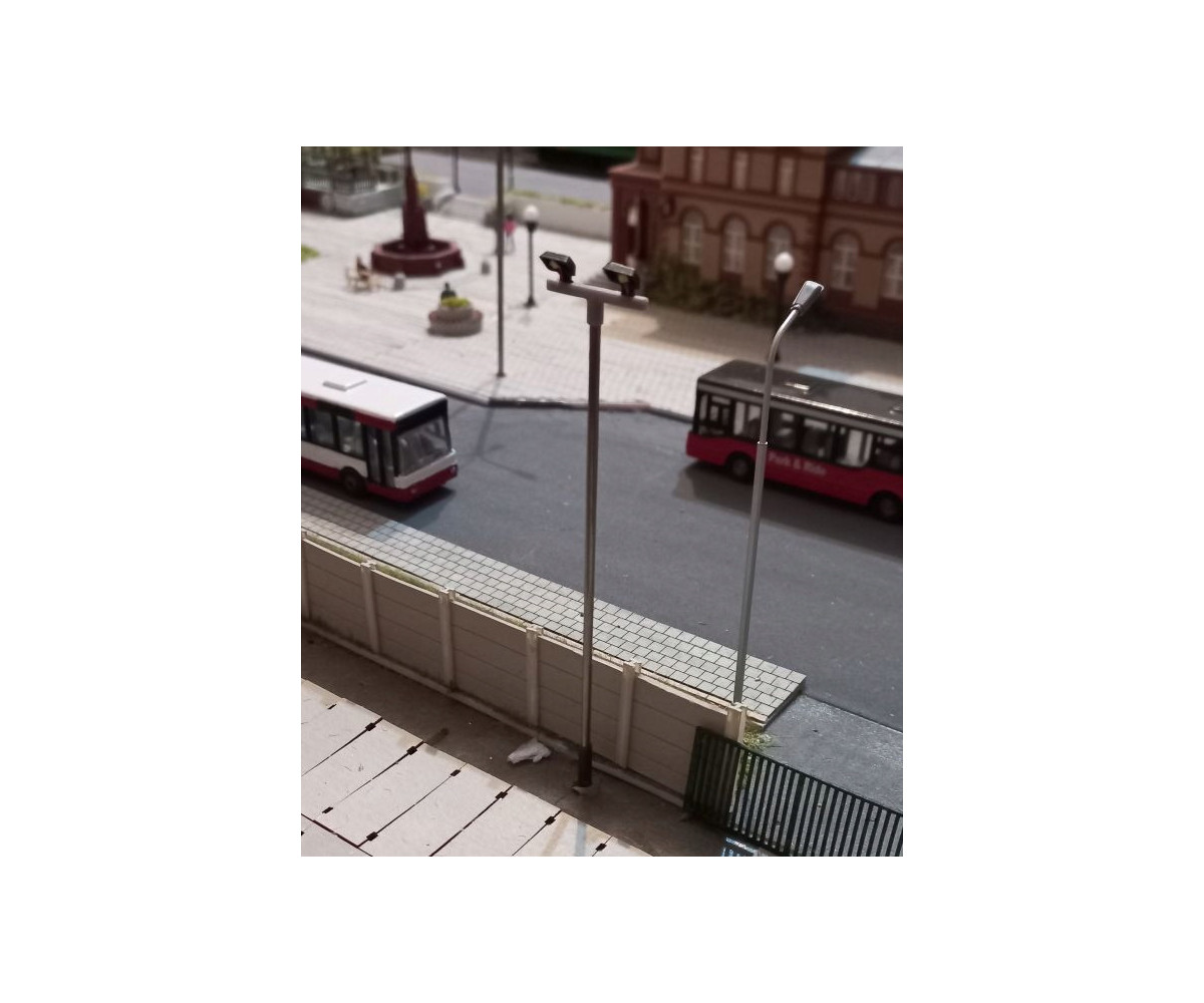 Lampa uliczna,latarnia LED 2x, 3v,rezystory GRATIS