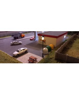 Latarnia uliczna lampa led park biała ciepła typ 4