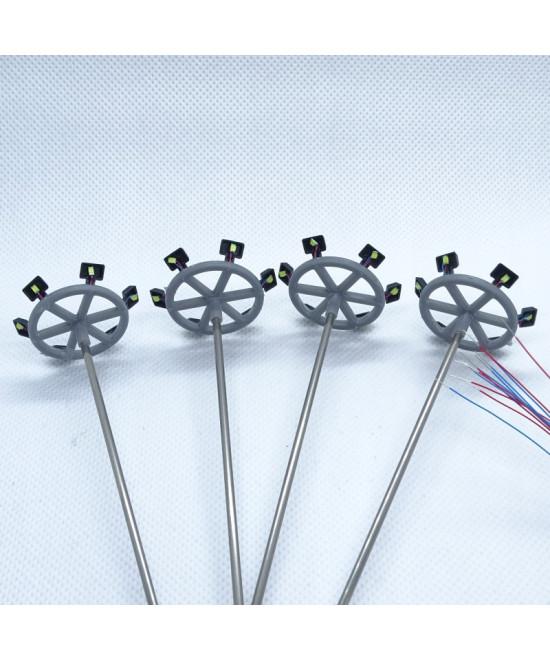 Lampa uliczna,latarnia LED 6x, 3v, rezystor GRATIS