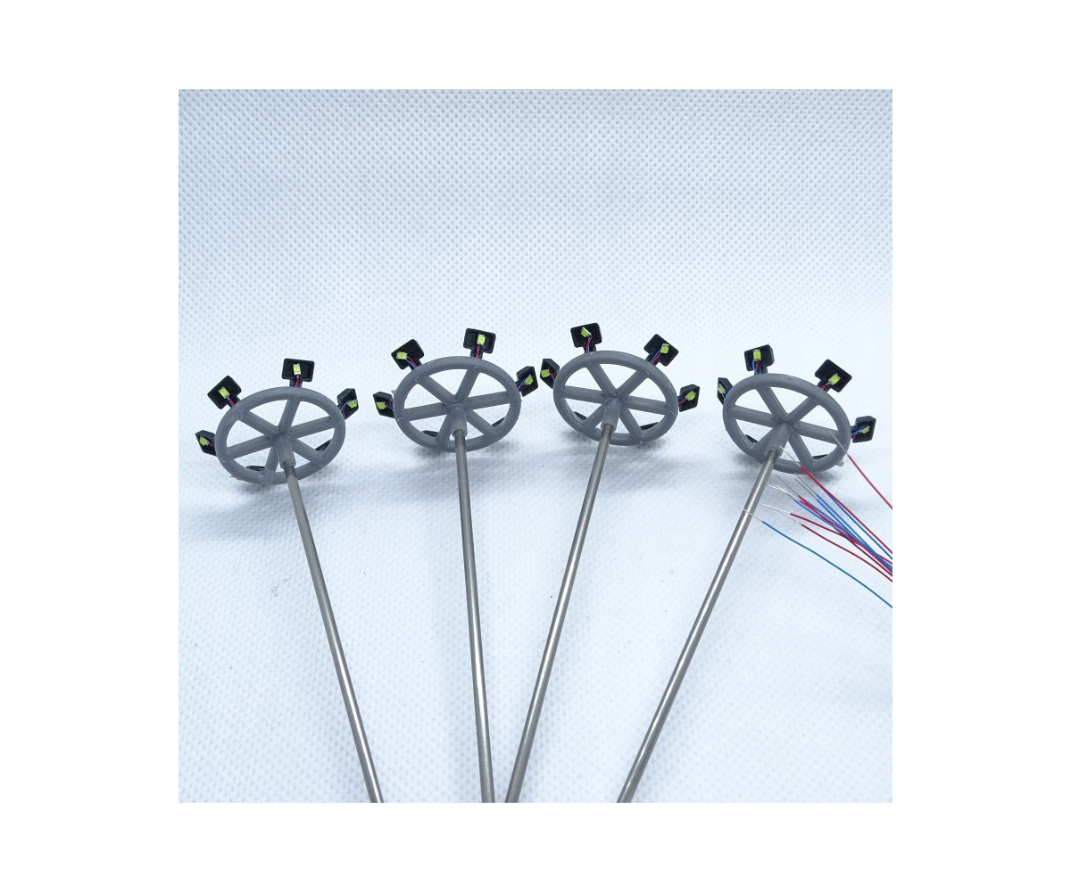 Lampa uliczna,latarnia LED 6x, 3v, rezystor GRATIS