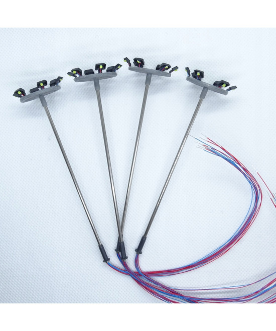 Lampa uliczna,latarnia LED 6x, 3v, rezystor GRATIS