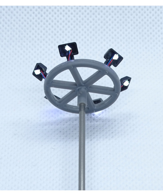 Lampa uliczna,latarnia LED 6x, 3v, rezystor GRATIS