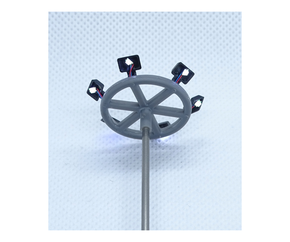 Lampa uliczna,latarnia LED 6x, 3v, rezystor GRATIS