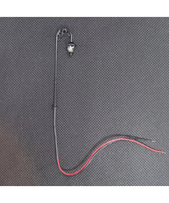 Latarnia parkowa lampa led żółta retro rustykalna