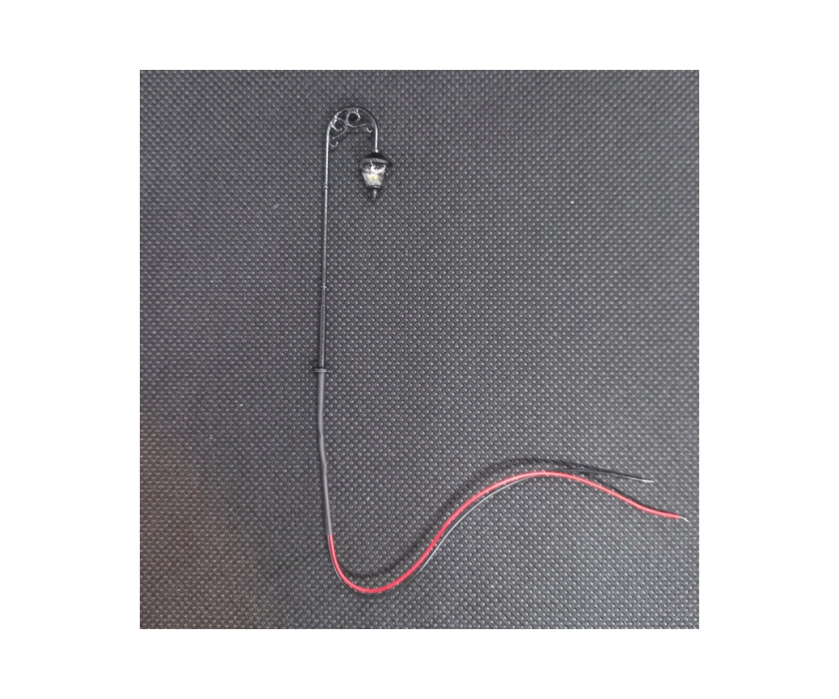 Latarnia parkowa lampa led żółta retro rustykalna