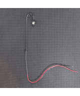 Latarnia parkowa lampa led żółta retro rustykalna