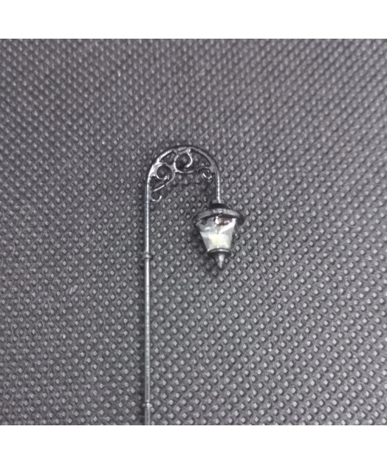 Latarnia parkowa lampa led żółta retro rustykalna