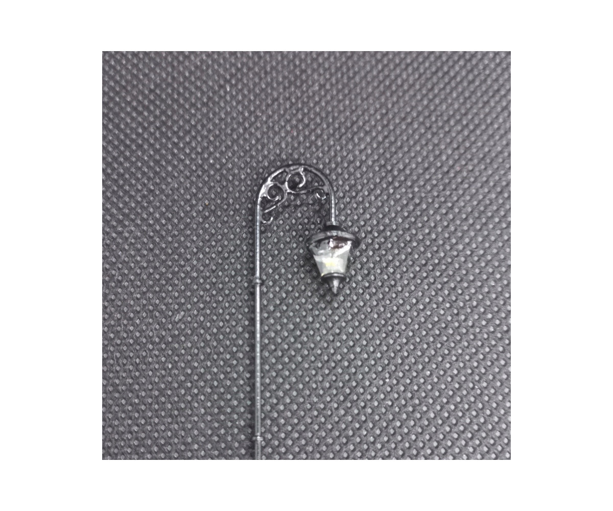 Latarnia parkowa lampa led żółta retro rustykalna