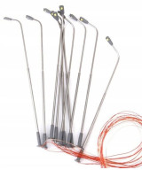 Latarnia lampa Led biała zimna 3v, skala H0, rezystor Gratis