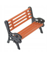 Ławka H0 na makietę, stylowa, do parku, na perony