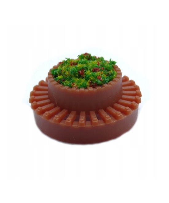 Kwietnik na makietę, ławka, na perony kolejowe