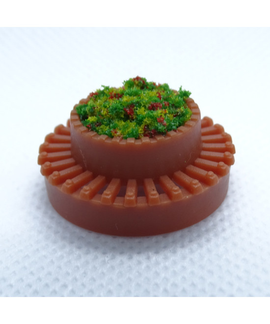 Kwietnik na makietę, ławka, na perony kolejowe