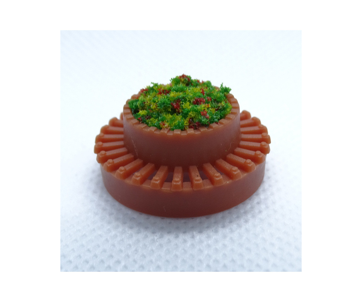 Kwietnik na makietę, ławka, na perony kolejowe