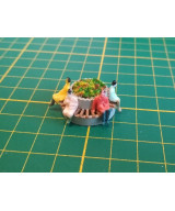 Kwietnik na makietę, ławka, na perony kolejowe