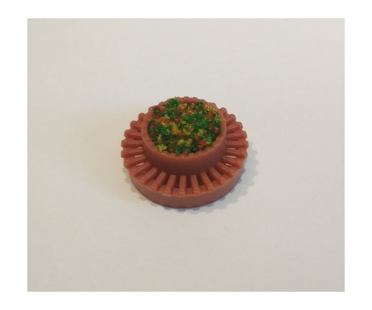 Kwietnik na makietę, ławka, na perony kolejowe