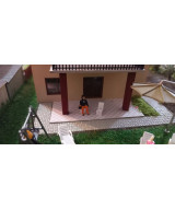 Krzesło białe na makietę , wyposażenie domu