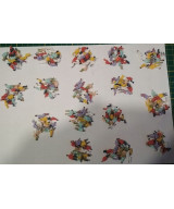 Ludziki, postacie, figurki H0, siedzące - 15 sztuk