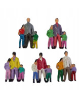 Ludziki postacie figurki H0, potrójne PREMIUM