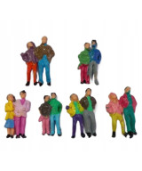 Ludziki postacie figurki H0, podwójne PREMIUM