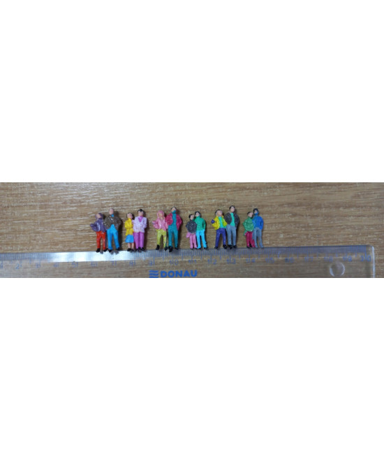 Ludziki postacie figurki H0, podwójne PREMIUM