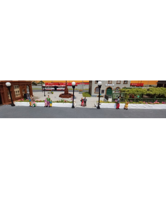 Ludziki postacie figurki H0, podwójne PREMIUM