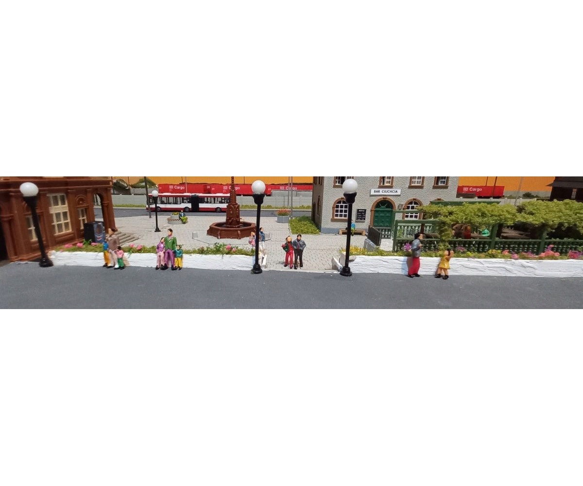 Ludziki postacie figurki H0, podwójne PREMIUM