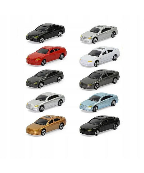 Auto samochód na makietę H0 - pakiet 10 sztuk