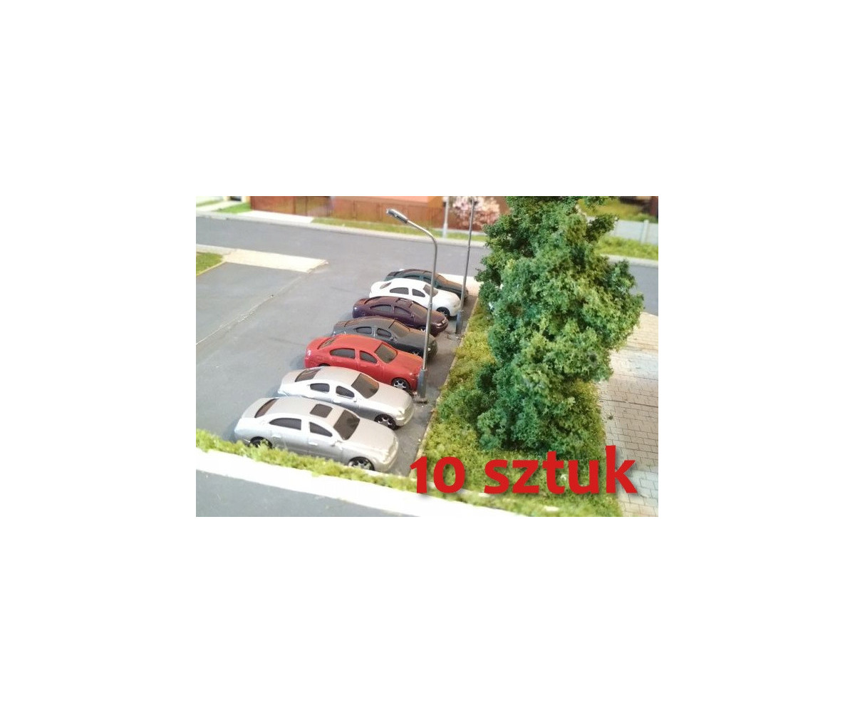 Auto samochód na makietę H0 - pakiet 10 sztuk