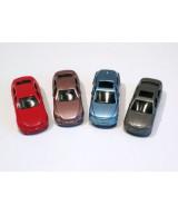 Auto samochód na makietę H0 - pakiet 10 sztuk