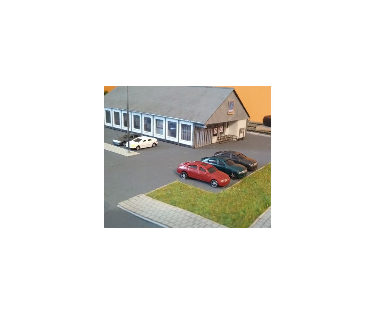 Auto samochód na makietę H0 - pakiet 10 sztuk