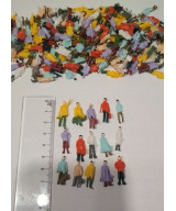 Ludziki, postacie, figurki H0, stojące - 50 sztuk