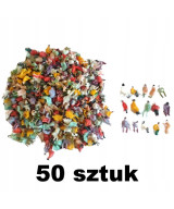 Ludziki, postacie, figurki H0, siedzące - 50 sztuk
