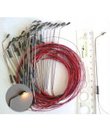 Latarnia lampa Led biała ciepła 3v, skala H0, regulowana wysokość