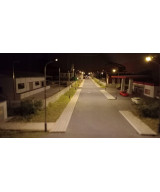 Latarnia lampa Led biała ciepła 3v, skala H0, regulowana wysokość