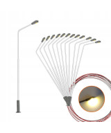 Latarnia lampa Led biała ciepła, reg.wys. TT 8.6cm