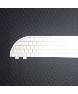 Chodnik H0 + krawężnik narożnik, 23.7mm x 21.70mm