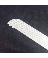 Chodnik H0 + krawężnik narożnik, 23.7mm x 21.70mm