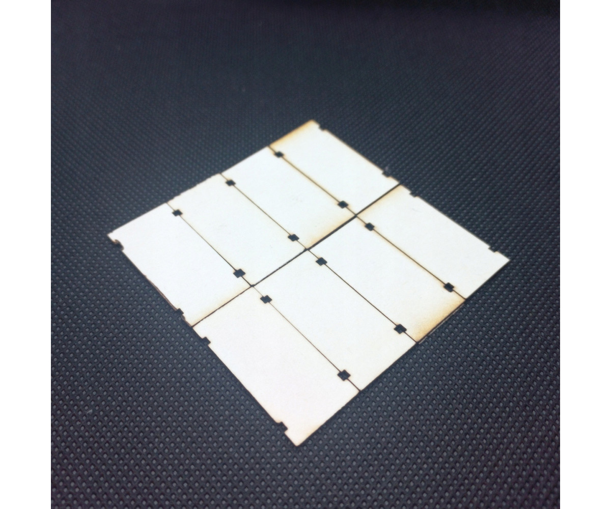 Płyty betonowe H0 34mm x 17mm, 30 sztuk, z tektury