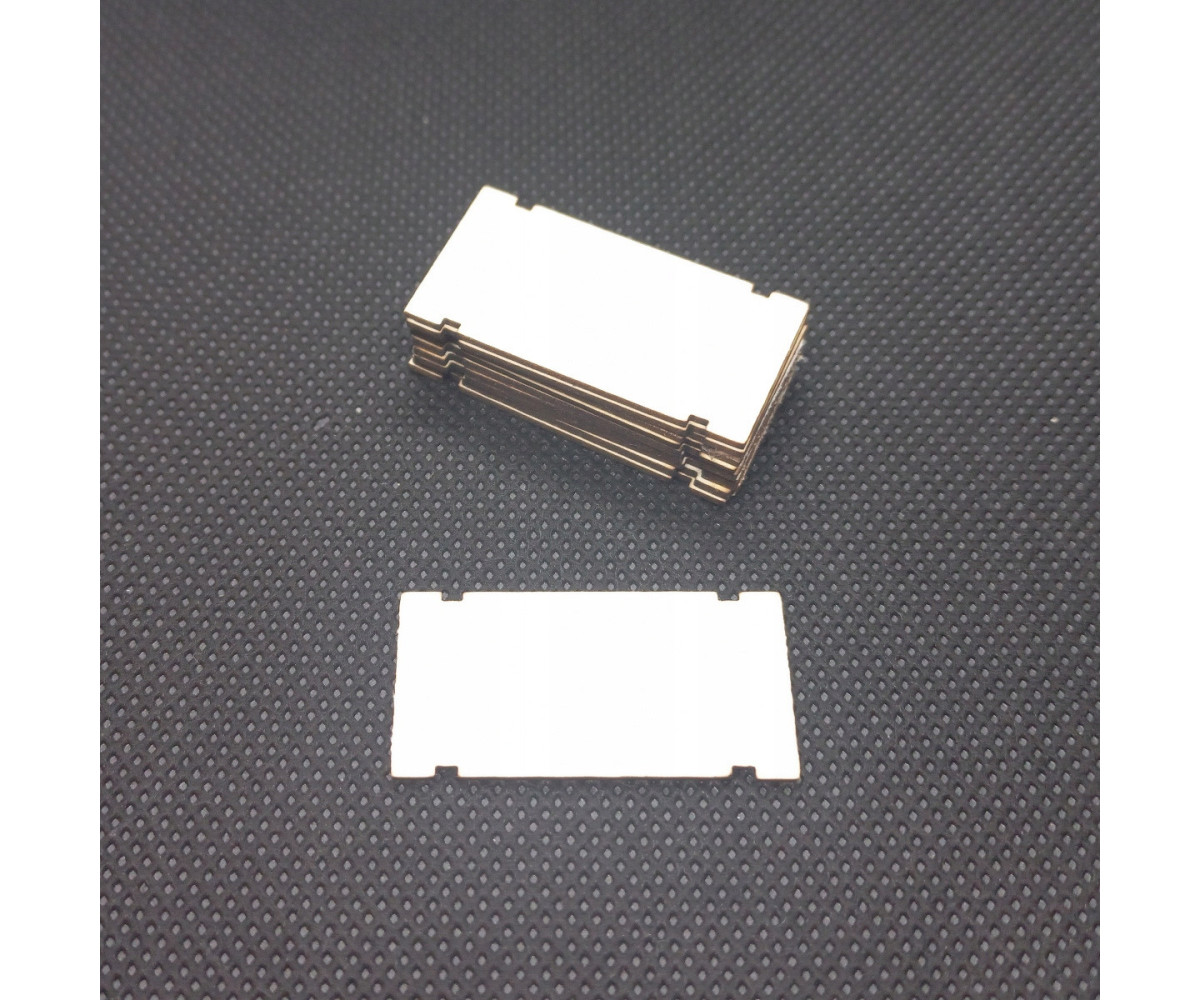 Płyty betonowe H0 34mm x 17mm, 30 sztuk, z tektury