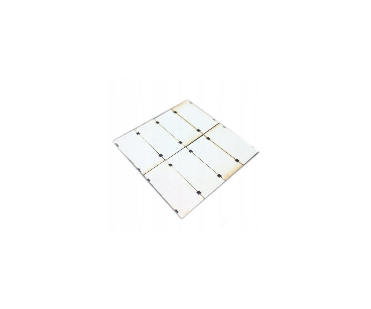 Płyty betonowe TT 25mm x 12,5mm, 40 szt. z tektury