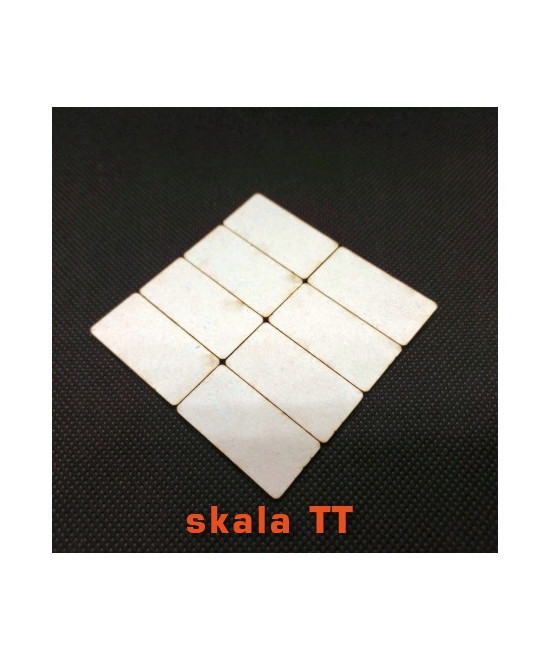 Płyty betonowe TT 25mm x 12,5mm, 40 szt. typ 2