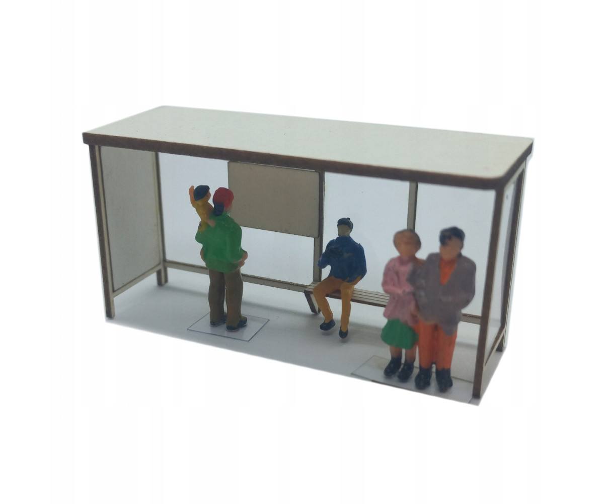 Przystanek autobusowy miejski H0 mały