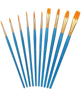 Zestaw 10 pędzelków do malowania