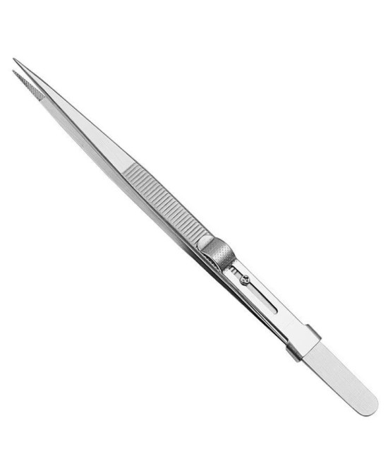 Pęseta prosta regulacja siły nacisku blokada skoku