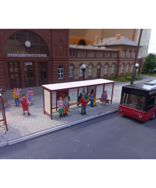Przystanek autobusowy miejski H0 duży