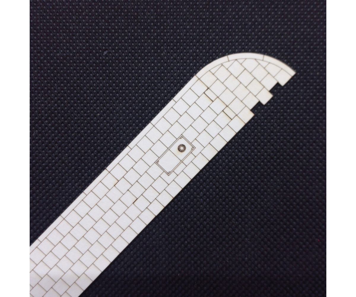 Chodnik H0 42mm x 21.7mm + studzienka kablowa 1