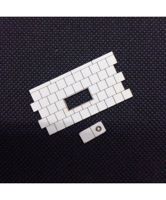 Chodnik H0 42mm x 21.7mm + studzienka kablowa 1